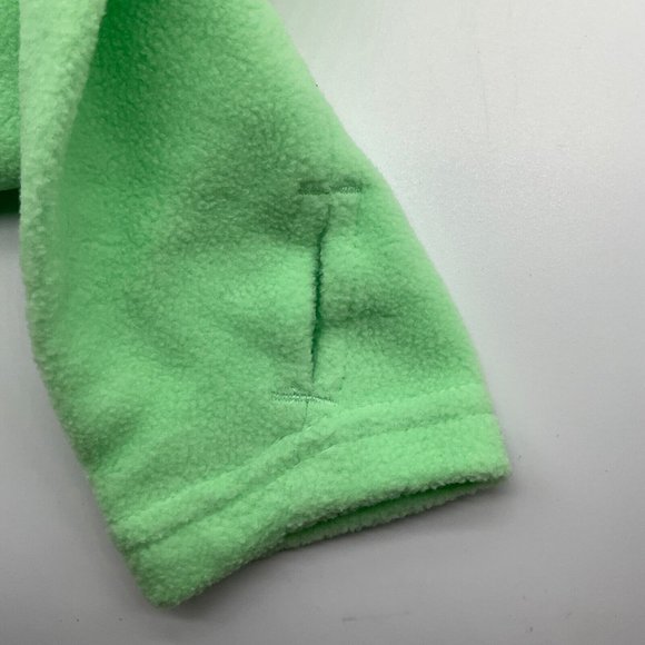All In Motion x4 Girls 1/4 Zip Hooded Fleece Tops XS(4/5) Mint Green - Picture 8 of 9